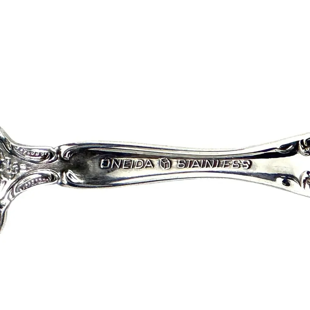 Oneida Michelangelo Cube Stainless Sugar Spoon-Excellent!
